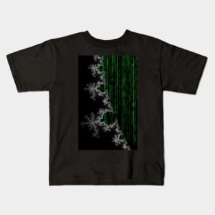 Fractal Matrix Code (Mandelbrot) Kids T-Shirt